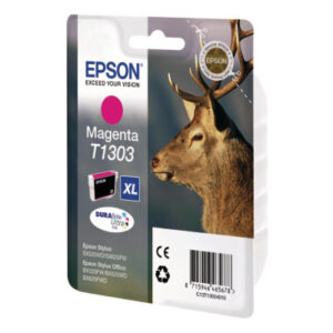 EPSON     Tintenpatrone          magenta T130340   Stylus SX525WD          10.1ml
