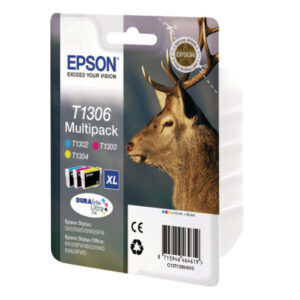 EPSON     Multipack Tinte XL         CMY T130640   Stylus SX525WD        3x10.1ml