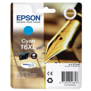 EPSON     Tintenpatrone 16XL        cyan T163240   WF 2010/2540        450 Seiten