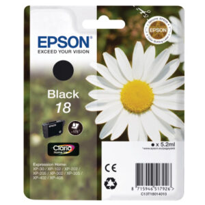 EPSON     Tintenpatrone          schwarz T180140   XP 30/405           175 Seiten