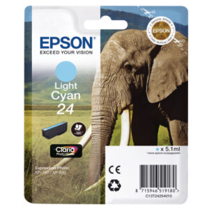 EPSON     Tintenpatrone       light cyan T242540   XP 750/850          360 Seiten