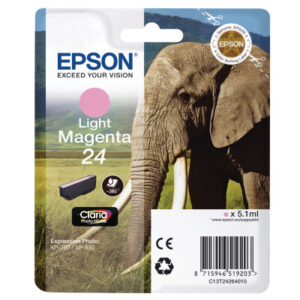 EPSON     Tintenpatrone 24 light magenta T242640   XP 750/850          360 Seiten