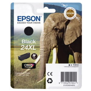 EPSON     Tintenpatrone 24XL     schwarz T243140   XP 750/850          500 Seiten