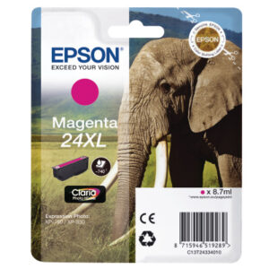 EPSON     Tintenpatrone 24XL     magenta T243340   XP 750/850          500 Seiten