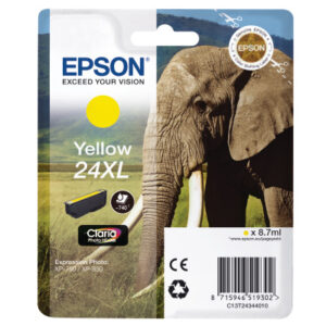 EPSON     Tintenpatrone 24XL      yellow T243440   XP 750/850          500 Seiten
