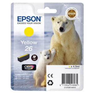 EPSON     Tintenpatrone           yellow T261440   XP 700/800          300 Seiten
