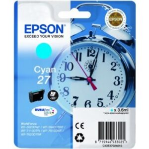 EPSON     Tintenpatrone             cyan T270240   WF 3620/7620        300 Seiten