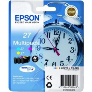 EPSON     Multipack Tinte            CMY T270540   WF 3620/7620        300 Seiten
