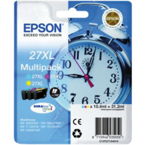 EPSON     Multipack Tinte XL         CMY T271540   WF 3620/7620       1100 Seiten