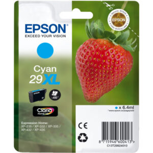 EPSON     Tintenpatrone 29XL        cyan T299240   XP-235/335/435      450 Seiten