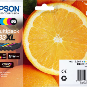 EPSON     Multipack Tinte 33XL  CMYBKPBK T335740   XP-530/630/830         5-color