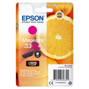 EPSON     Tintenpatrone 33XL     magenta T336340   XP-530/630/830      650 Seiten