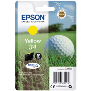 EPSON     Tintenpatrone           yellow T346440   WF-3720/3725DWF     300 Seiten