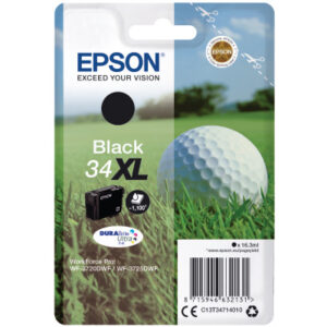 EPSON     Tintenpatrone XL       schwarz T347140   WF-3720/3725DWF    1100 Seiten
