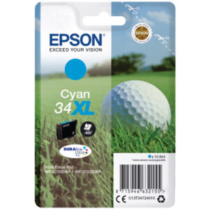 EPSON     Tintenpatrone XL          cyan T347240   WF-3720/3725DWF     950 Seiten