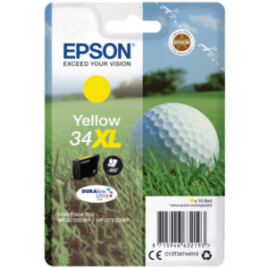 EPSON     Tintenpatrone XL        yellow T347440   WF-3720/3725DWF     950 Seiten