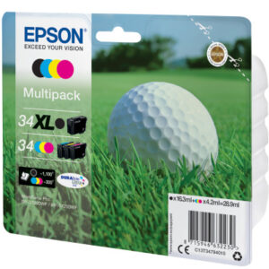 EPSON     Multipack Tinte XL/Std. BK/CMY T347940   WF-3720/3725DWF        4-color