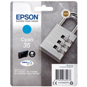 EPSON     Tintenpatrone             cyan T358240   WF-4720/4725DWF     650 Seiten