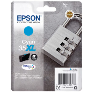 EPSON     Tintenpatrone XL          cyan T359240   WF-4720/4725DWF    1900 Seiten