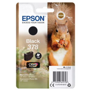 EPSON     Tintenpatrone 378      schwarz T378140   XP-8500/8505/15000  240 Seiten