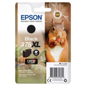 EPSON     Tintenpatrone 378XL    schwarz T379140   XP-8500/8505/15000  500 Seiten