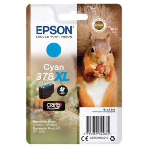EPSON     Tintenpatrone 378XL       cyan T379240   XP-8500/8505/15000  830 Seiten