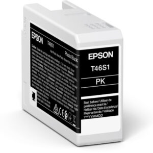 EPSON     Tintenpatrone    photo schwarz T46S100   SureColor SC-P700         26ml