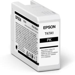 EPSON     Tintenpatrone    photo schwarz T47A100   SureColor SC-P900         50ml