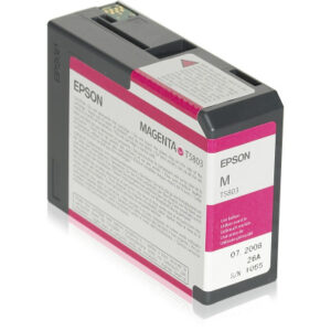 EPSON     Tintenpatrone          magenta T580300   Stylus Pro 3800           80ml