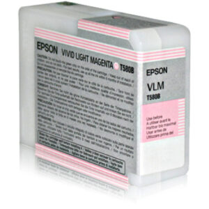 EPSON     Tintenpatrone vivid li.magenta T580B00   Stylus Pro 3880           80ml