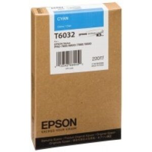 EPSON     Tintenpatrone             cyan T603200   Stylus Pro 7880/9880     220ml