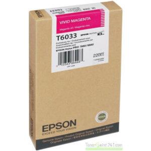 EPSON     Tintenpatrone    vivid magenta T603300   Stylus Pro 7880/9880     220ml