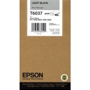 EPSON     Tintenpatrone      light black T603700   Stylus Pro 7880/9880     220ml