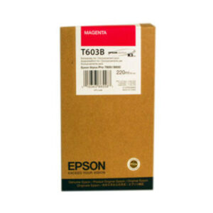 EPSON     Tintenpatrone HY       magenta T603B00   Stylus Pro 7800/9800     220ml