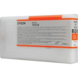 EPSON     Tintenpatrone           orange T653A00   Stylus Pro 4900          200ml