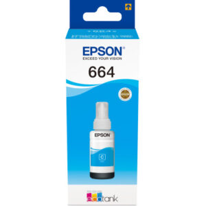 EPSON     Tintenbehälter 664        cyan T664240   EcoTank L355/L555  6500 Seiten