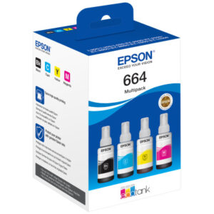 EPSON     Multipack Tinte 664      CMYBK T664640   EcoTank L355/L555      4-color