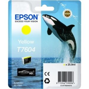 EPSON     Tintenpatrone           yellow T760440   SureColor P 600         25,9ml