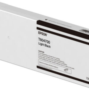 EPSON     Tintenpatrone    light schwarz T804700   SC-P 6000 STD            700ml