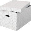 ESSELTE   Aufbewahrungsboxen Home L 628286    510x355x305mm, weiss     3 Stk – Bild 3