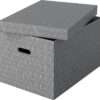 ESSELTE   Aufbewahrungsboxen Home L 628287    510x355x305mm, grau      3 Stk – Bild 3
