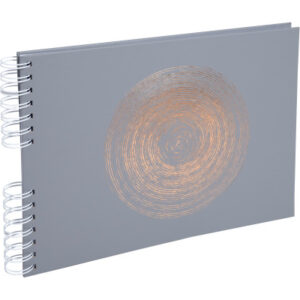 EXACOMPTA Spiralalbum Ellipse    32x22cm 16168E    grau                 50 Seiten