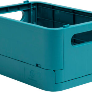 EXACOMPTA Klappbox Skandi            A6+ 27034D    Mini pazifikblau  185x35x135mm