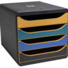 EXACOMPTA Schubladenbox NEO DECO     A4+ 310505D   Big Box, 4 Schubladen