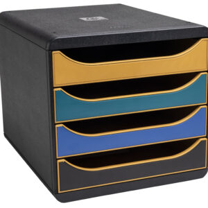 EXACOMPTA Schubladenbox NEO DECO     A4+ 310505D   Big Box, 4 Schubladen