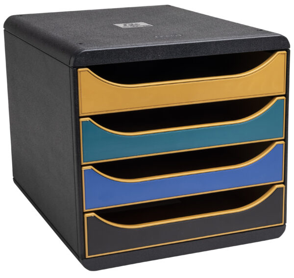 EXACOMPTA Schubladenbox NEO DECO     A4+ 310505D   Big Box, 4 Schubladen