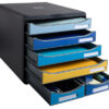 EXACOMPTA Schubladenbox BeeBlue      A4+ 3124202D  Big Box Maxi, 6 Schubladen – Bild 3