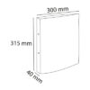 EXACOMPTA Ringbuch Aquarel          4 cm 54569E    zitrusgelb          2 Ringe/A4 – Bild 4
