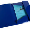 EXACOMPTA Gummibandmappe              A4 55112E    marineblau       PP, 3 Klappen – Bild 2