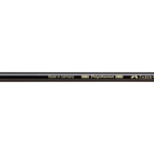 FABER CA. Farbstift Polychromos schwarz 110199    wisch- und wasserfest